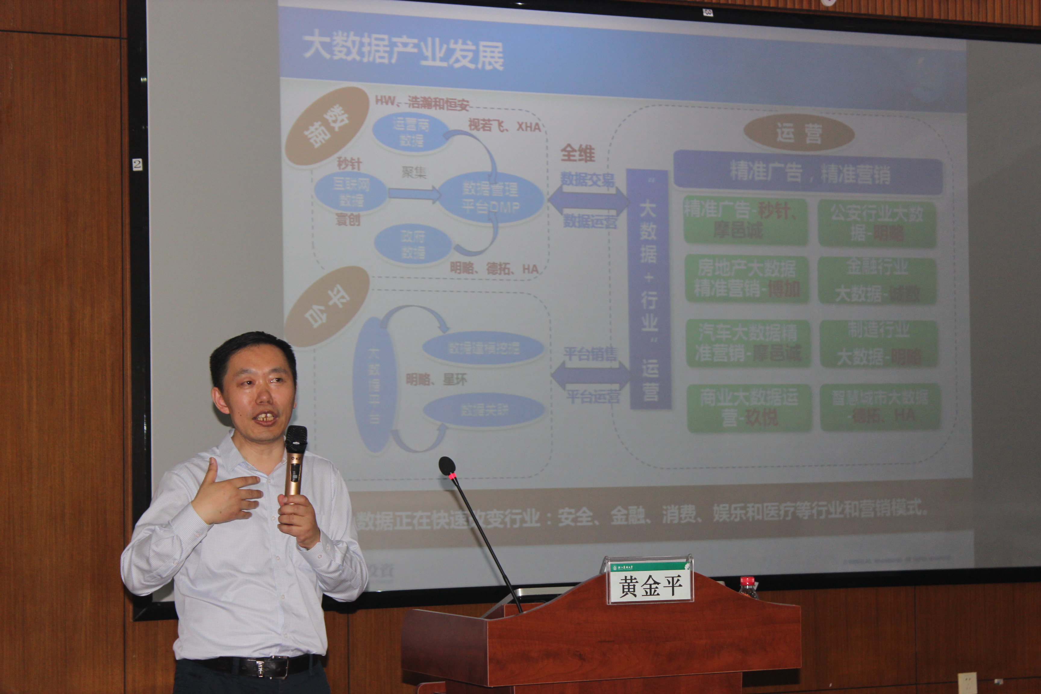 校友黄金平作客集贤大讲坛-浙江农林大学